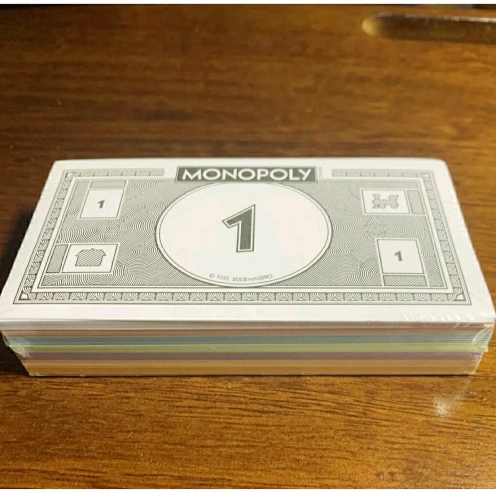 Monopoly Game Money Bills Comete Set Replacement Sealed
